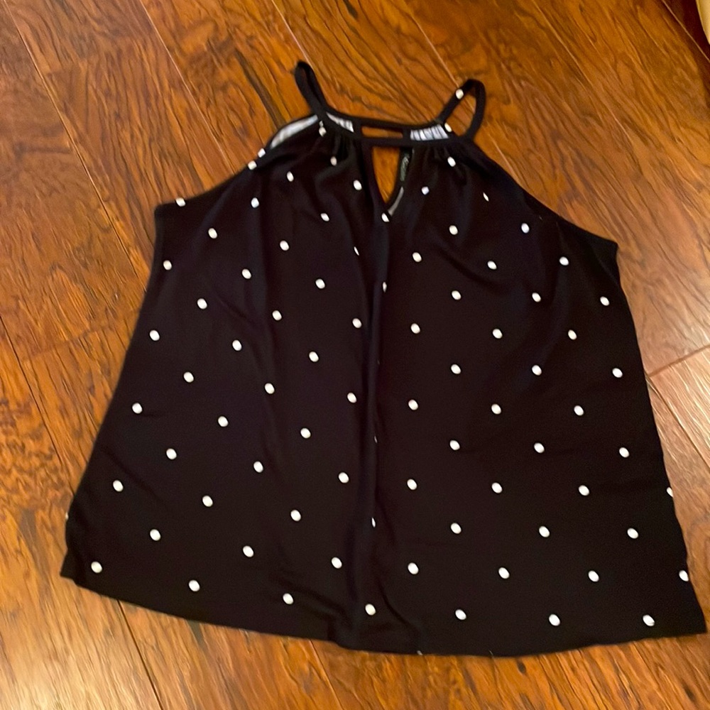 Papermoon Polka Dot Sleevless Top